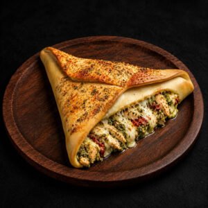 Mint Cheese Chicken Fatayer